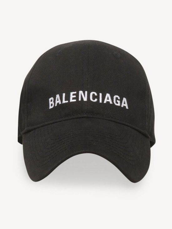 Balenciaga Cap in Black/white main image 2